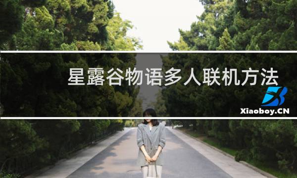星露谷物语多人联机方法
