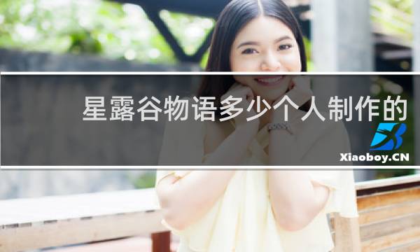 星露谷物语多少个人制作的