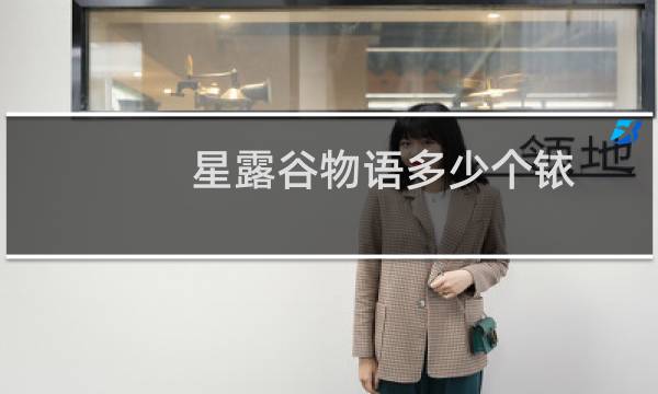 星露谷物语多少个铱