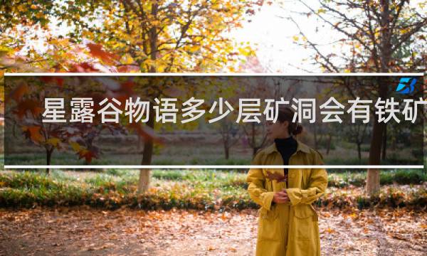 星露谷物语多少层矿洞会有铁矿石