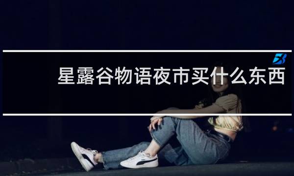 星露谷物语夜市买什么东西