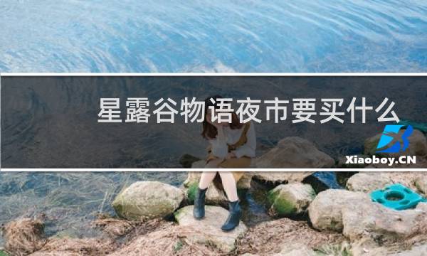星露谷物语夜市要买什么