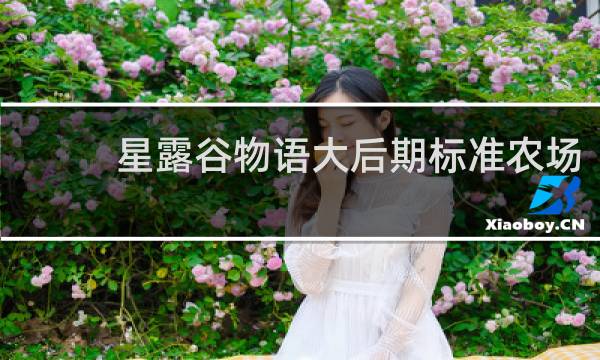 星露谷物语大后期标准农场