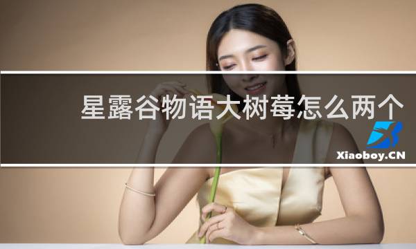 星露谷物语大树莓怎么两个