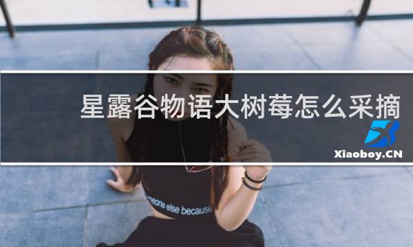 星露谷物语大树莓怎么采摘