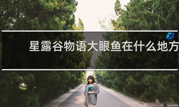 星露谷物语大眼鱼在什么地方
