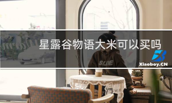 星露谷物语大米可以买吗