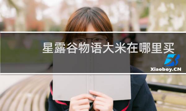 星露谷物语大米在哪里买
