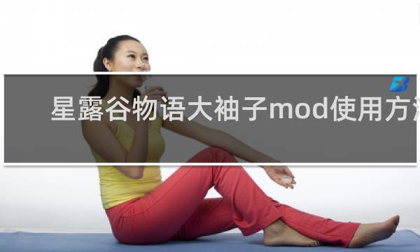星露谷物语大袖子mod使用方法