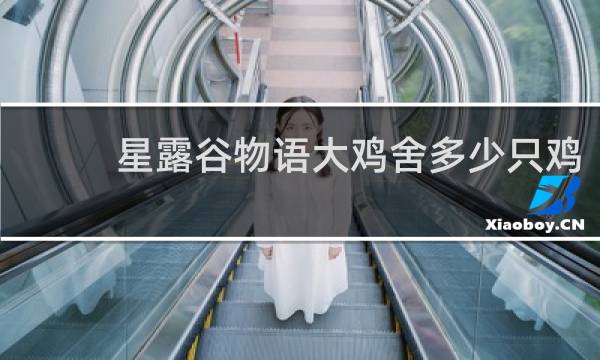 星露谷物语大鸡舍多少只鸡
