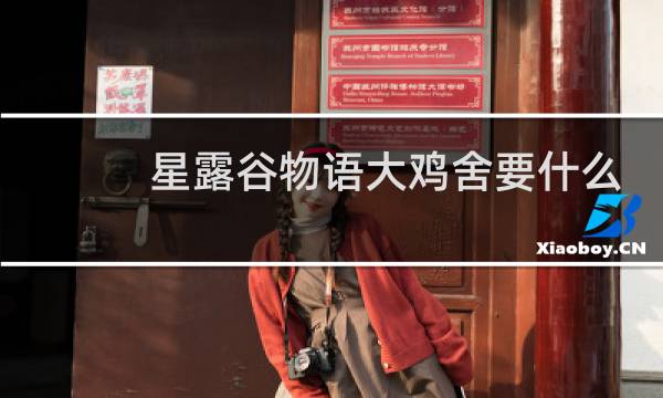 星露谷物语大鸡舍要什么