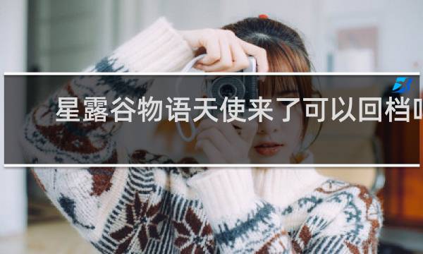 星露谷物语天使来了可以回档吗