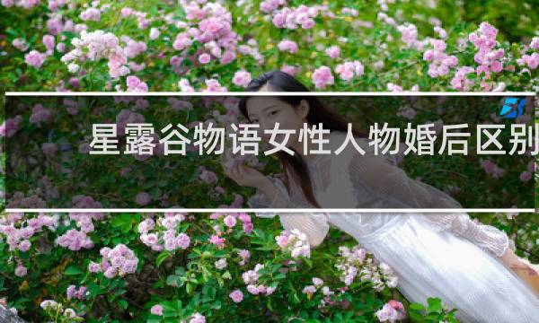 星露谷物语女性人物婚后区别