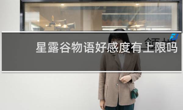 星露谷物语好感度有上限吗
