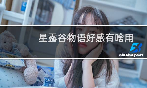 星露谷物语好感有啥用