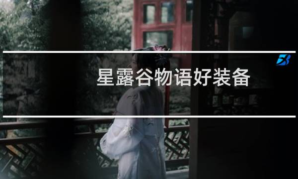 星露谷物语好装备