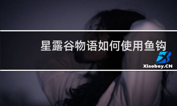星露谷物语如何使用鱼钩