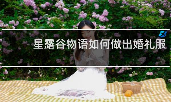 星露谷物语如何做出婚礼服