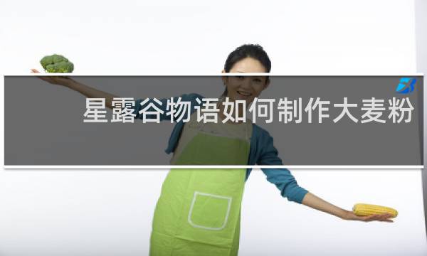 星露谷物语如何制作大麦粉