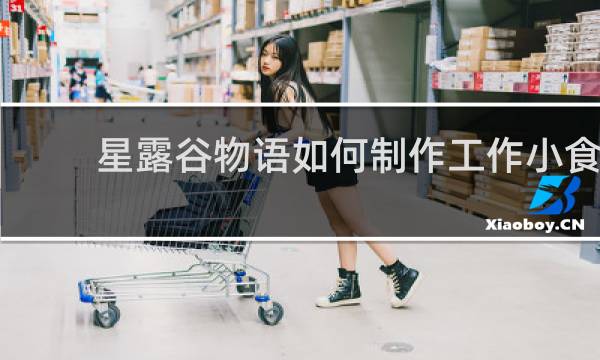 星露谷物语如何制作工作小食