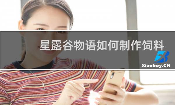 星露谷物语如何制作饲料