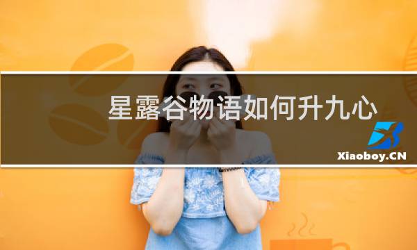 星露谷物语如何升九心