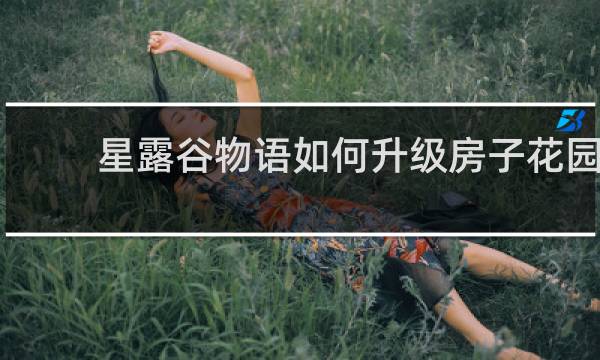 星露谷物语如何升级房子花园