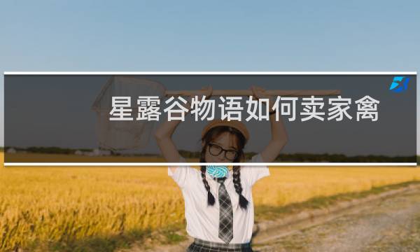 星露谷物语如何卖家禽