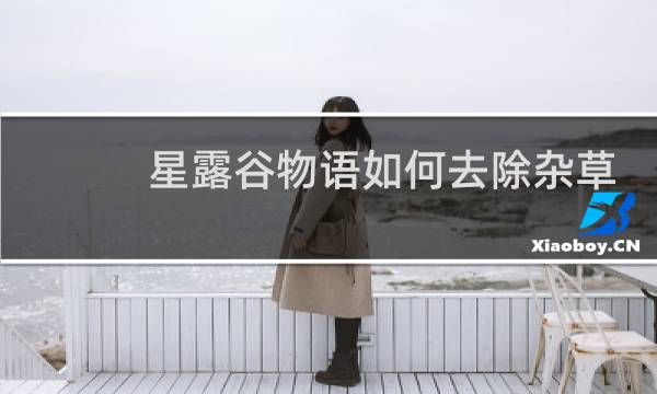 星露谷物语如何去除杂草