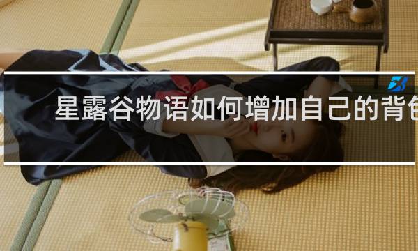 星露谷物语如何增加自己的背包