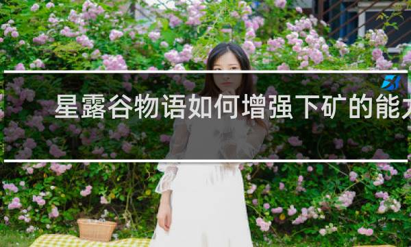 星露谷物语如何增强下矿的能力
