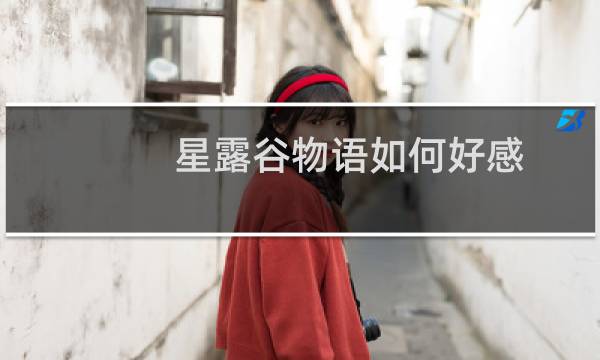 星露谷物语如何好感