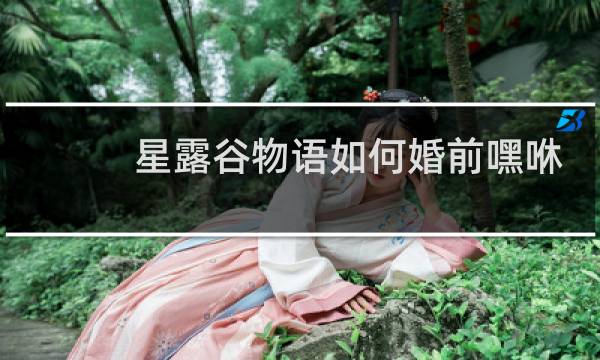 星露谷物语如何婚前嘿咻