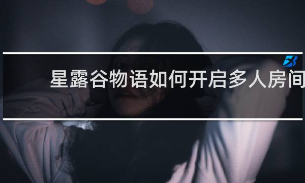 星露谷物语如何开启多人房间