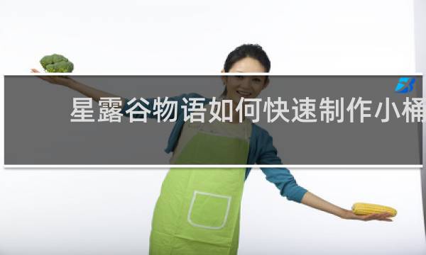 星露谷物语如何快速制作小桶