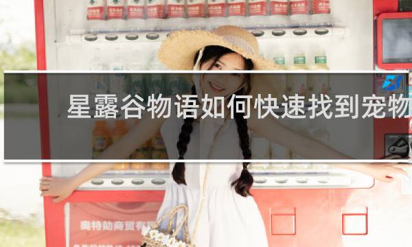 星露谷物语如何快速找到宠物