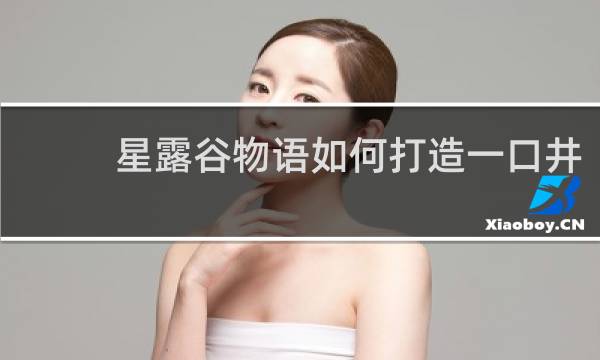 星露谷物语如何打造一口井