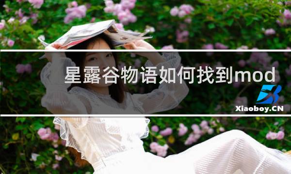 星露谷物语如何找到mod