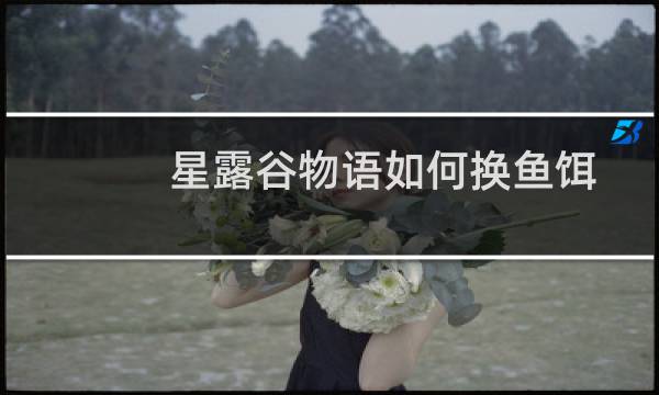 星露谷物语如何换鱼饵