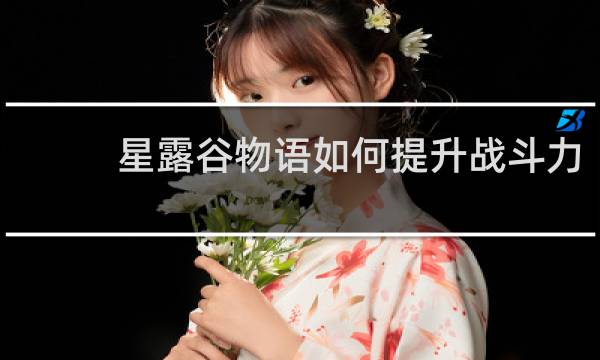 星露谷物语如何提升战斗力