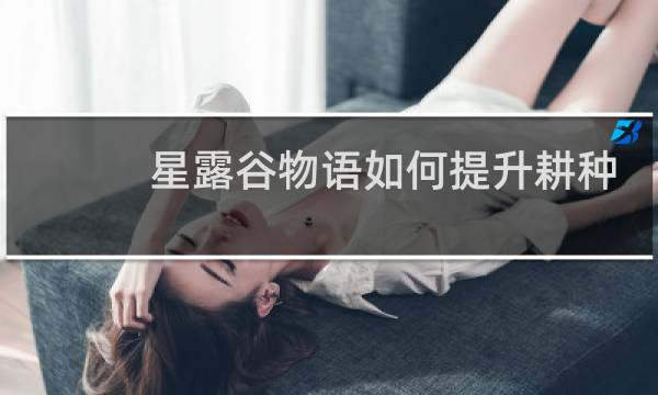 星露谷物语如何提升耕种