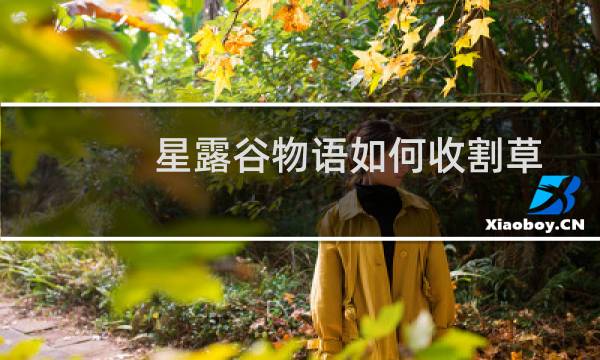星露谷物语如何收割草