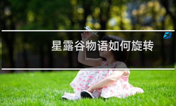 星露谷物语如何旋转