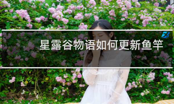 星露谷物语如何更新鱼竿