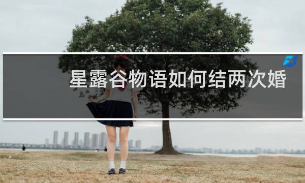 星露谷物语如何结两次婚
