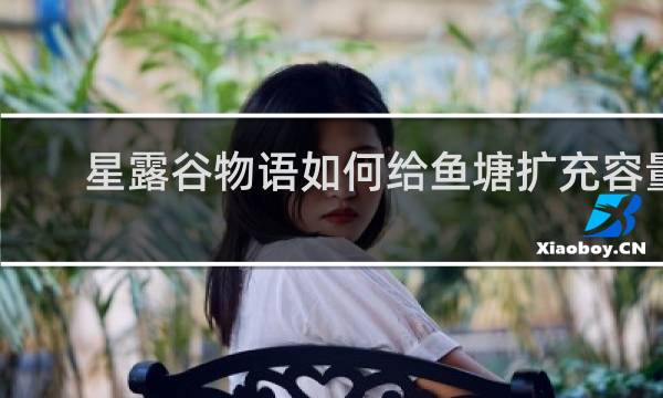 星露谷物语如何给鱼塘扩充容量
