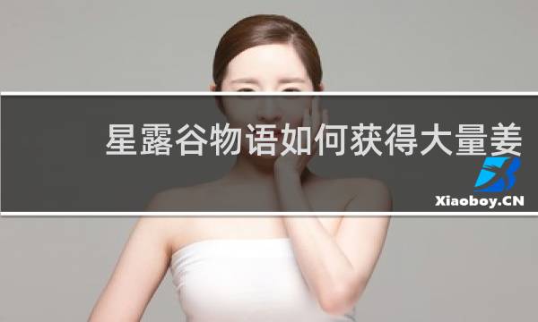 星露谷物语如何获得大量姜