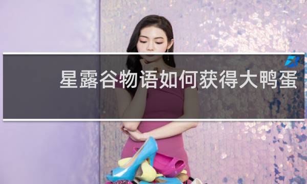 星露谷物语如何获得大鸭蛋