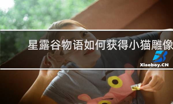 星露谷物语如何获得小猫雕像