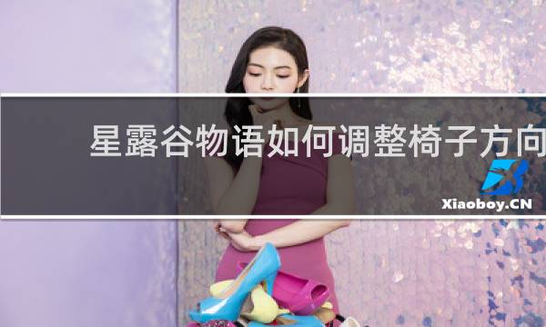 星露谷物语如何调整椅子方向